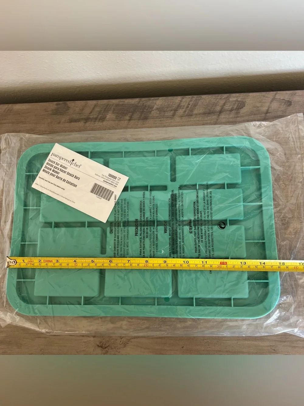 Pampered Chef Snack Bar Maker Lid #100000 New in Package Silicone Sealed